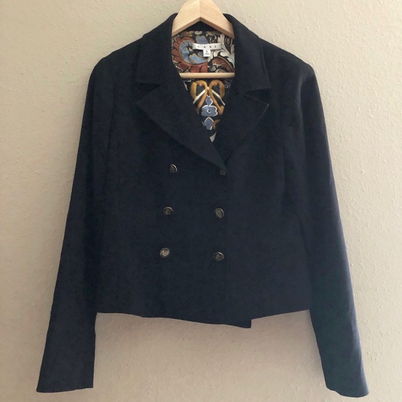 Cabi Black Blazer with Gold Buttons - Picture 4 of 6
